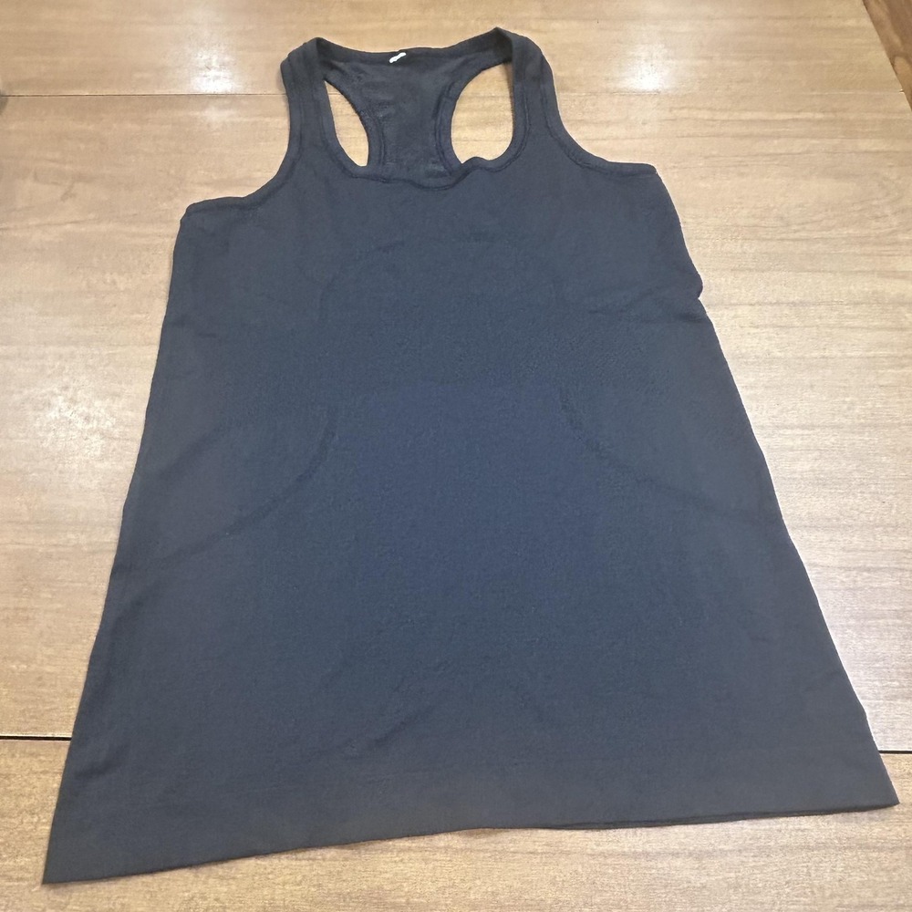 Lululemon Swiftly Tech Tank Top Womens 6 Black Swift Stride Crush Distance Run